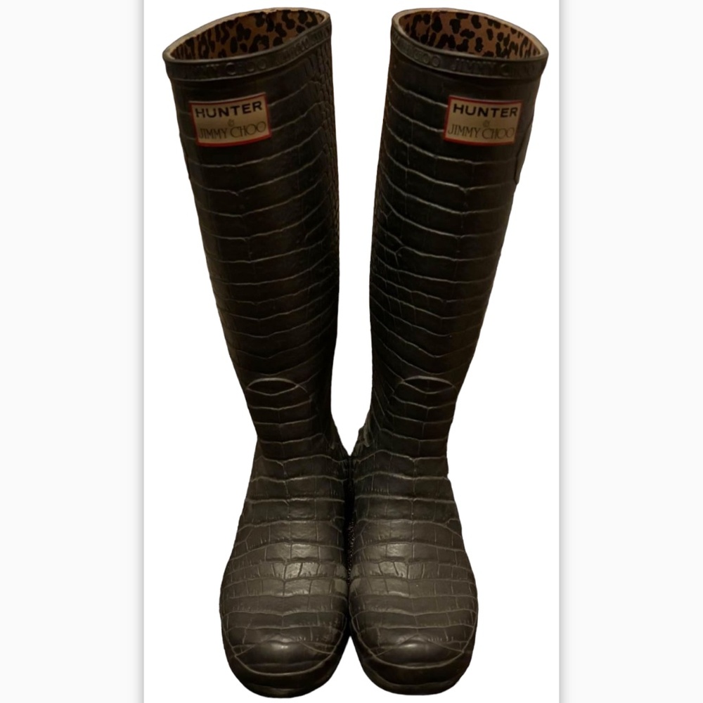 Hunter X Jimmy Choo boots